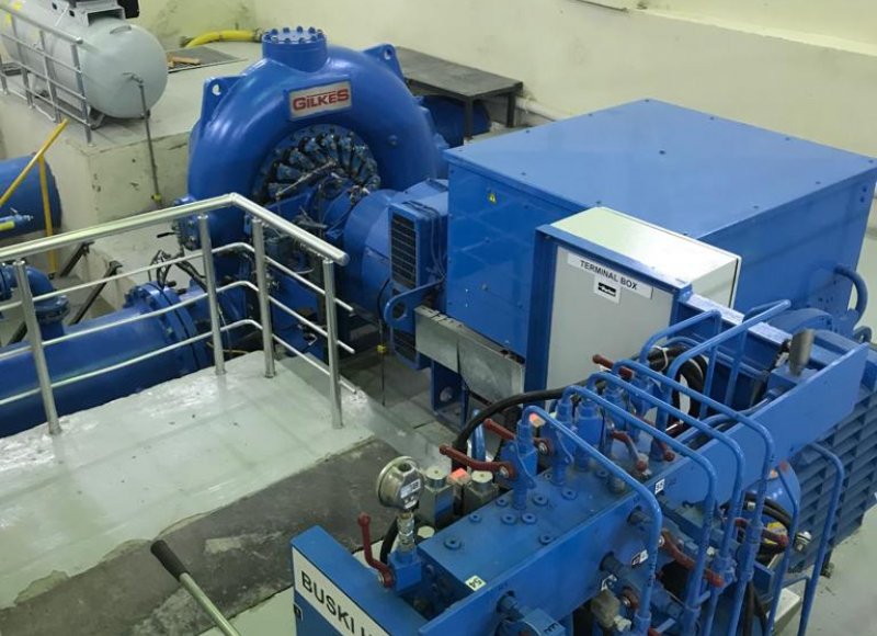 Buski D12-2 Su Deposu Girişine HES Yapım İşi
